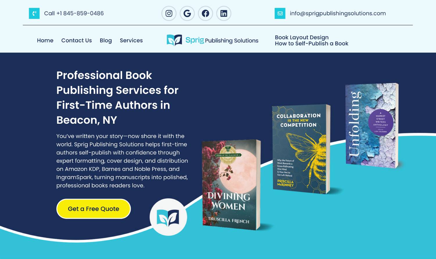 Sprig website
